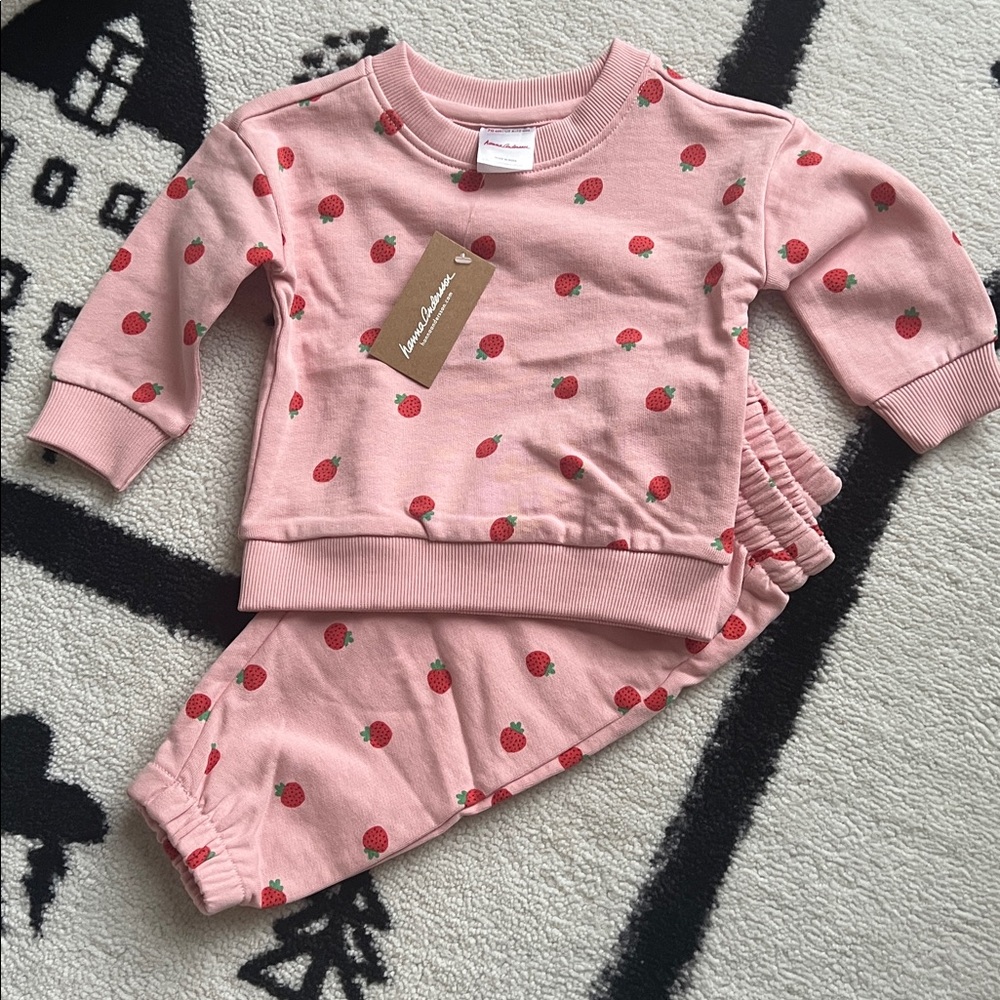 NWT Hanna Andersson Baby French Terry Sweatsuit Set - Picture 2 of 3